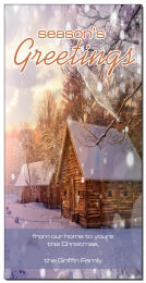 Christmas Sparkling Winter Cabin Cards  4